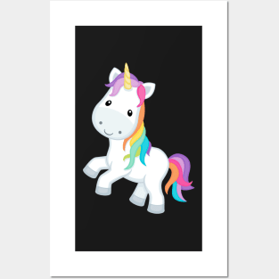 Pretty Unicorn Posters and Art